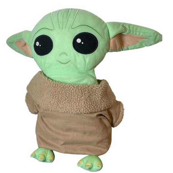 STAR WARS BABY YODA 17’ PLUSHIE MANDALORIAN LARGE COLLECTIBLE KAWAII  LUCAS FILM - Picture 9 of 11